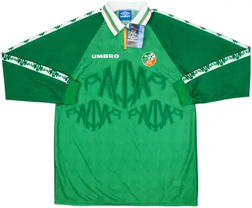 1996-98 Ireland Player Issue Home L/S Shirt (L)