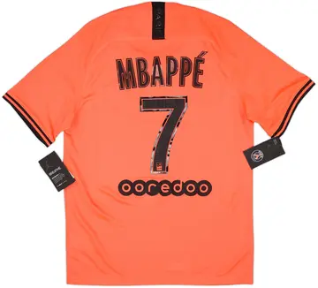 2019-20 Paris Saint-Germain Away Shirt Mbappe #7 (M)