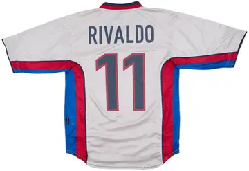 1998-01 Barcelona Away Shirt Rivaldo #11 (S)