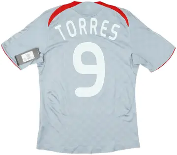 2008-09 Liverpool Authentic Away Shirt Torres #9 (S)