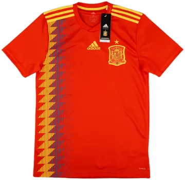 2018-19 Spain Home Shirt (S)