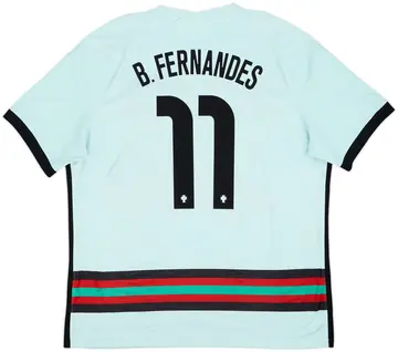 2020-22 Portugal Away Shirt B.Fernandes #11 - 10/10 - (XL)