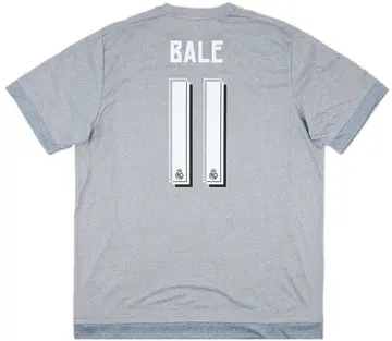 2015-16 Real Madrid Away Shirt Bale #11 - 10/10 - (XL)