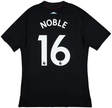 2017-18 West Ham Away Shirt Noble #16 - 10/10 - (L)