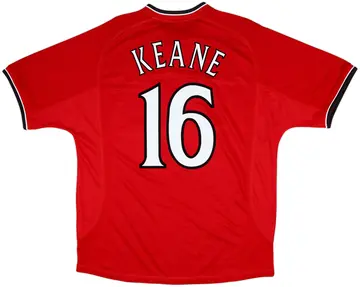 2000-02 Manchester United Home Shirt Keane #16 - 10/10 - (XL)