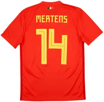 2018-19 Belgium Home Shirt Mertens #14 - 10/10 - (S)