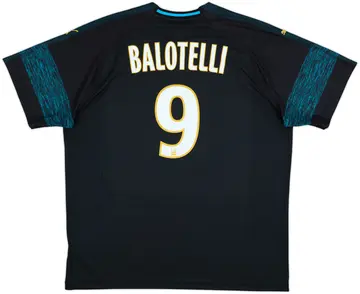 2018-19 Olympique Marseille Away Shirt Balotelli #9 - 10/10 - (XXL)