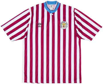 1988-90 Manchester City Away Shirt - 10/10 - (M)