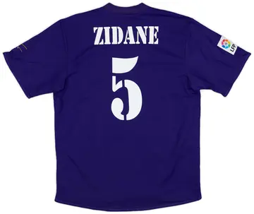 2001 Real Madrid Third Shirt Zidane #5 (L)