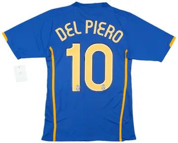 2007-08 Juventus Player Issue Away Shirt Del Piero #10 (S)