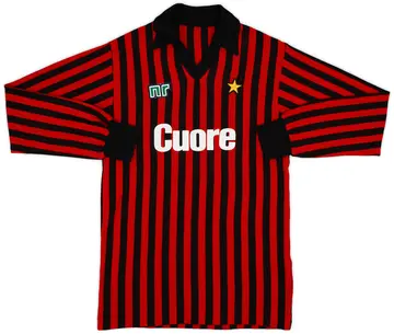 1983-84 AC Milan Home L/S Shirt - 10/10 - (L)