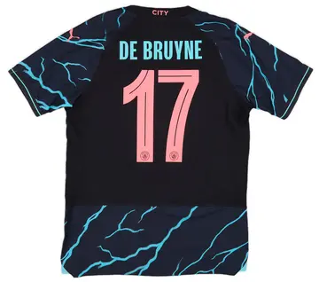 2023-24 Manchester City Authentic Third Shirt De Bruyne #17 (S)