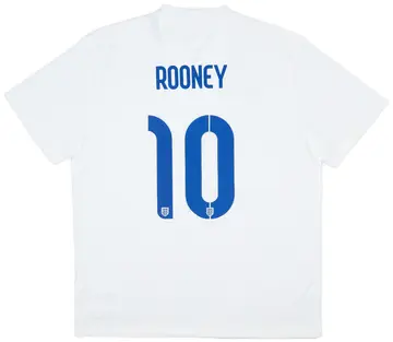 2014-15 England Home Shirt Rooney #10 (XL)
