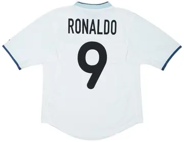 2000-01 Inter Milan Away Shirt Ronaldo #9 - 10/10 - (S)