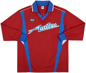 1992 Kashima Antlers Home L/S Shirt - 10/10 - (M)