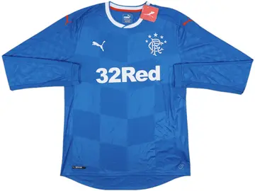 2016-18 Rangers Home L/S Shirt (L)