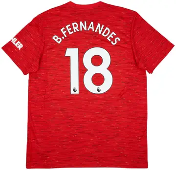 2020-21 Manchester United Home Shirt B.Fernandes #18 (XL)