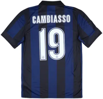 2013-14 Inter Milan Home Shirt Cambiasso #19 (S)