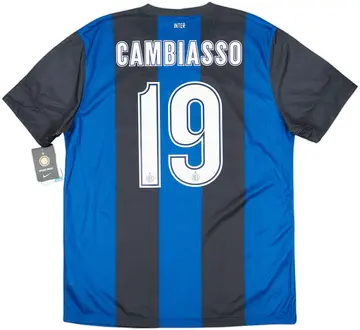 2012-13 Inter Milan Home Shirt Cambiasso #19 (L)