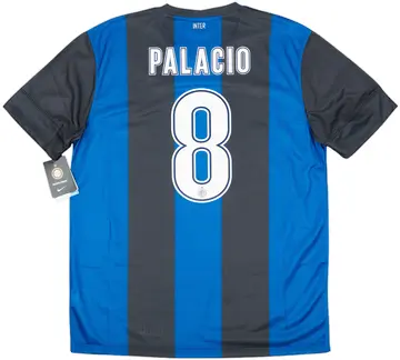 2012-13 Inter Milan Home Shirt Palacio #8 (L)