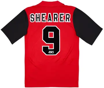 1995-96 Blackburn Away Shirt Shearer #9 - 10/10 - (S)
