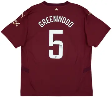 2024-25 Manchester City Third Shirt Greenwood #5 - 10/10 - (XL)