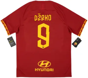 2019-20 Roma Home Shirt Dzeko #9 (L)