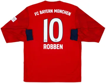 2018-19 Bayern Munich Home L/S Shirt Robben #10 (L)