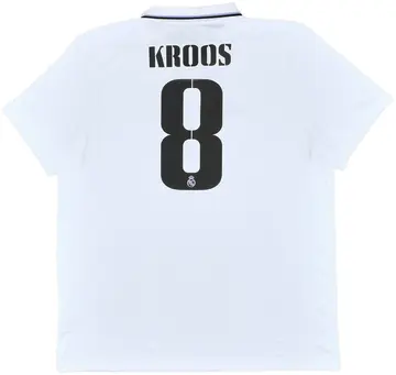2022-23 Real Madrid Home Shirt Kroos #8 (XXL)