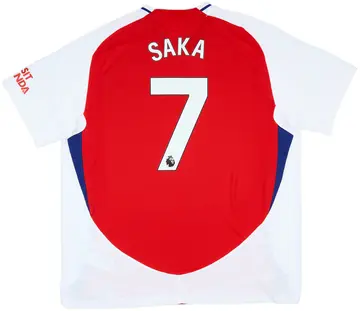 2024-25 Arsenal Authentic Home Shirt Saka #7 (XXL)