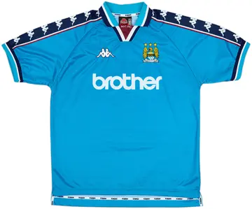 1997-99 Manchester City Home Shirt - 10/10 - (XL)