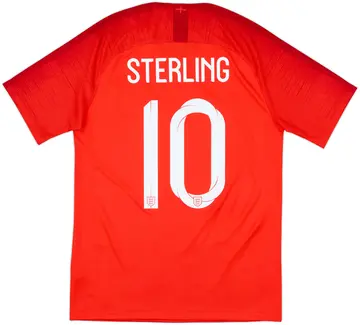 2018-19 England Away Shirt Sterling #10 - 10/10 - (S)