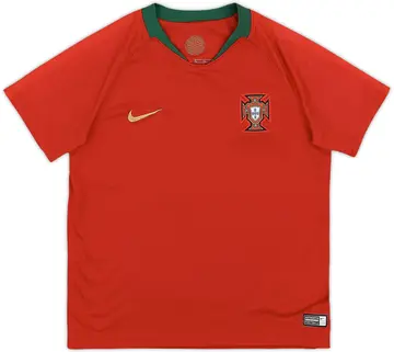 2018-19 Portugal Home Shirt - 10/10 - (S.Boys)