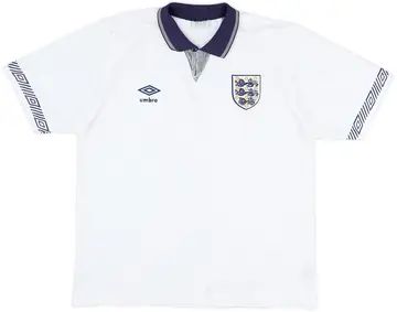 1990-92 England Home Shirt - 10/10 - (M)