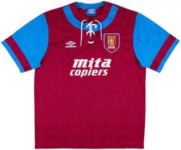1992-93 Aston Villa Home Shirt - 10/10 - (XL)