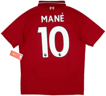 2018-19 Liverpool Home Shirt Mane #10 (S)