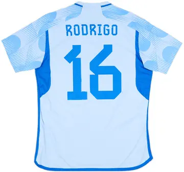 2022-23 Spain Away Shirt Rodrigo #16 - 10/10 - (L)