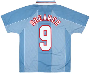 1996-97 England Away Shirt Shearer #9 - 10/10 - (M)