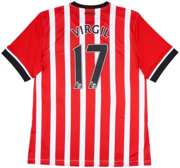 2016-17 Southampton Home Shirt Virgil #17 - 10/10 - (XXL)