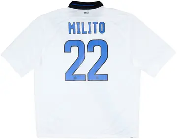 2011-12 Inter Milan Away Shirt Milito #22 (XXL)