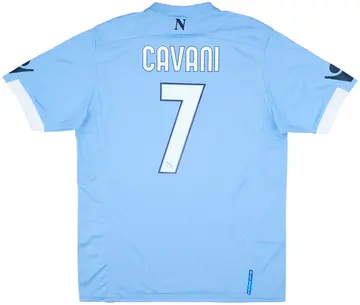 2010-11 Napoli Home Shirt Cavani #7 (XXL)