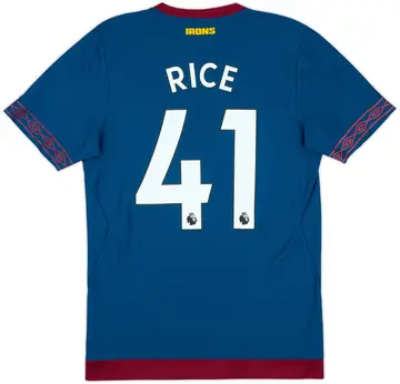 2018-19 West Ham Away Shirt Rice #41 - 10/10 - (S)
