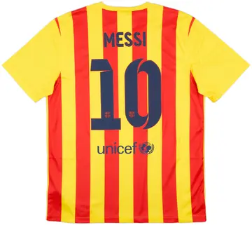 2013-15 Barcelona Basic Away Shirt Messi #10 (L)