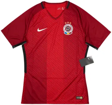 2017-18 Sparta Prague Player Issue Home Shirt (M)