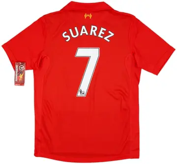 2012-13 Liverpool Home Shirt Suarez #7 (S)