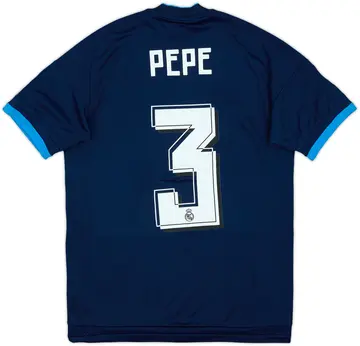 2015-16 Real Madrid Third Shirt Pepe #3 (XS)