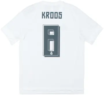 2015-16 Real Madrid Home Shirt Kroos #8 (M)