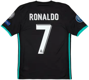 2017-18 Real Madrid Away Shirt Ronaldo #7 (XS)