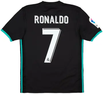 2017-18 Real Madrid Away Shirt Ronaldo #7 (XS)
