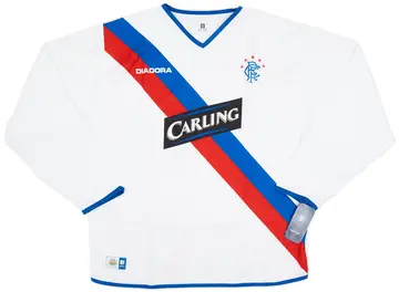 2004-05 Rangers Away L/S Shirt (XL)